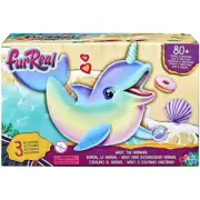 FurReal Wavy The Narwhal Interactive Animatronic Plush Toy Electronic Pet RARE