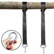 Kid Indoor Outdoor Swing Hammock Straps Steady Hanging Kit Hand-Kitting Rope Tre