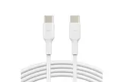2pc Belkin BoostCharge 1M USB-C To USB-C Charge Sync Cable 60W - White