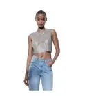 House of Harlow, 1960 diamond open back crop top