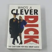Vintage 1991 Who's A Clever Dick Card Game-NEW SEALED