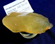 Libyan Desert Glass Meteorite Tektite impact specimen( 1710 crt)Historic Tool
