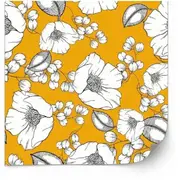 [Namly Design] Tiles Sticker - Mustard Tile Decals / 24 pcs