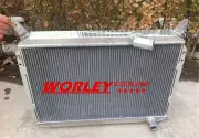 QLD-44mm Aluminum Radiator for Nissan 300ZX VG30 Turbo 3.0L V6 1984-1989 85 86