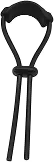 Silicone Cock Ring Adjustable Delay Ring Penis Ring For Erection Enhancing Long Lasting Stronger Strechy Adult Sex Toys For Men & Couple Cock Sexual Stimulation Device Black