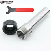 C25-ER25UM-100L Collet Chuck Holder CNC Extension Rod Straight Shank+1P Wrench