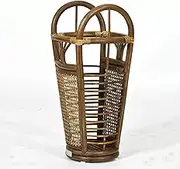 Umbrella Stand Entryway Rattan Weaving Umbrella Stand, Sturdy Umbrella Holder Storage Rack, Entrance Umbrella Bucket Storage Basket, for Home Office Entrance Decoration Umbrella Holder