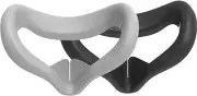 2 PCS Silicone VR Face Cover for Oculus Quest 2 with VR Accessories Lens Cleanin