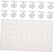 STOBOK Unique Shape Appearance Practical Cuff Button DIY Mold 13pcs French Shirt Cufflinks DIY Molds Easy to Use