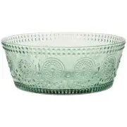 SAGE GREEN CODI GLASS BOWL LARGE 7" SET OF 2