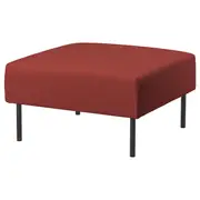 LILLEHEM 1-seat module, Gunnared brown-red/metal