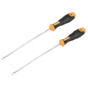 45 Degree Pick Hook 9.84" Puller Remover Removal Tool for Oil Seal/O-rings 2Pcs