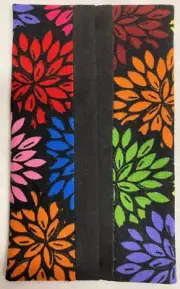 Purse or Pocket Tissue Holder - Flowers - Fully Lined - Great for Travel