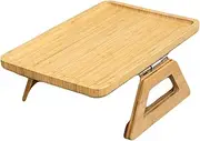 Sofa Armrest Tray Sofa Arm Table Clip on Sofa Tray Bamboo Sofa Tray Table Clip on Side Table Tv Table and Side Table for Small Spaces Great for Remote/Drinks/Phone