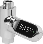 LED Shower Temperature Gauge ? Digital Baby Bath Thermometer, 360° Rotating Screen, Water Temperature Meter | ABS Water Temperature Monitor, LED Display for Precise Bath Water Control, Home and