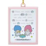 【震撼精品百貨】LITTLE TWIN STARS KIKI&LALA 雙子星小天使~雙子星 迷你隨身鏡鑰匙圈 (粉星星款)*39482