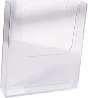 FUNNETOYU Transparent Wall Mounted File Holder Document Organizer Stand for Office School Hotel Lightweight Magazine Pamphlet Display Rack Design Keeps Files Within