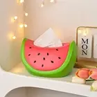 Tissue Holder Tissue Box Cover Watermelon Shaped Versatile Napkin Storage Box