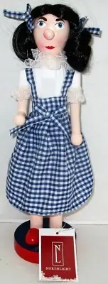 WIZARD OF OZ CHRISTMAS NUTCRACKER 14" ~ DOROTHY By Northlight