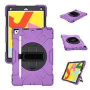 Rugged Protective Case With Handle For iPad 10.2" 7/8/9th Generations - Purple