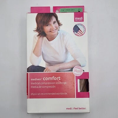 Mediven Comfort Thigh Beaded Band Closed Toe 20-30 Natural 18706 Size VI