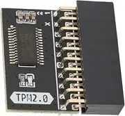 TPM 2.0 Encryption Security Module, 2 10P TPM Remote Card Compatible with 2.0 System, GA 20-1 Pin Remote Card for Gigabyte Platform Module 20Pin Module
