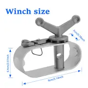 4Pcs Pool Cover Winch Set Aluminum Winter Swimming Pool Cover Winch Above teCTC
