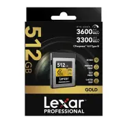 Lexar Professional GOLD CFexpress 4.0 Type B Card Capacity: 512GB