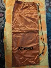 Yonex Tennis Racket Cover Limited edition Ezone Mesh, Gold With Strap.