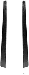 ATATNK Compatible for Chevrolet Corvette C5 1998-2004 Car Door Sill Threshold Strip Cover Trim Real Carbon Fiber Sticker Interior Accessories(Black)