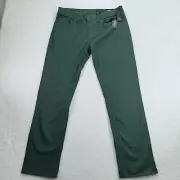 Buffalo David Bitton Jeans Mens 34x30 (36x30) Green Bitton Evan-X Slim Straight
