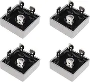 EMSea 4Pcs KBPC5010 Rectifier 1000V 50A 4 Pins Metal Case Single Phase Diode Bridge Rectifier Module Electronic Components 29x29x21mm