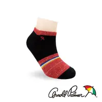 在飛比找momo購物網優惠-【Arnold Palmer】撞色混紗船型男襪-黑(隱形襪/