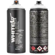 Montana BLACK Spray Paint 400 mL Whiteout