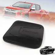 COVER FUEL OIL CAP MATTE MATT BLACK FOR NEW MITSUBISHI TRITON L200 MY19 2019 (for: Mitsubishi)