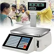 Digital Barcode Weighing Scales,Barcode Printing Scale,Electronic Digital Price Computing Scaler,Machine