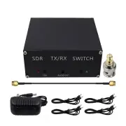 Transceiver Switch SDR Aluminum Alloy 100W Max TX Power 0.3dB Insertion Loss 38dB RX Isolation 12V 2A Compact Portable