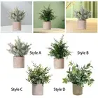 Artificial Potted Plant Faux Plant Realistic Greenery Versatile Decoration for