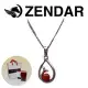 【ZENDAR】頂級天然沙丁紅珊瑚圓珠3.5-4mm銀色項鍊 WHALE (220248-07)