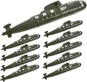 12pcs Submarine Models for Boys and Girls Educational Desktop Toy Realistic Small Submarines Models for Boys Girls