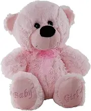 Elka Australia 76201-30BG Jelly Teddy Bear Soft Plush Toy, Pink, 30 Centimeters