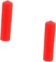 COHEALI 2pcs Sensory Chew Toys for Boys and Girls Pencil Cap Silicone Eraser Topper Bright Colors