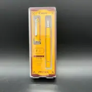 Pilot Fountain Pen Prera ​​Warm Yellow Fine Nib F Dual Use Type CON-40 Compact