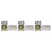 LErbolario Rose Perfumed Bar Soap - Pack of 3 For Unisex 3.5 oz Soap