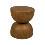 Levede Side Table Terrazzo Coffee Tables Hourglass Magnesia Stool Stand Top 40cm