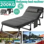 Single Mattress Foldable Camping Mat Recliner Bedding Portable Folding Bed AUS