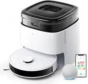 LEFANT M3 Robot Vacuum and Mop, 10000Pa Suction, 220min, dToF Navigation, 190° PSD Obstacle Avoidance, Dual Rotating Mop, Self-Emptying Station, Auto Hot Air Mop Drying, White