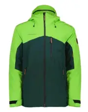 NWT Obermeyer Men's Shell Wasabi Green Chandler Ski Jacket Size Large RARE