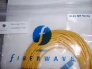 New lot of 10 SC/UPC SMF Pigtail 10 meters 30ft 3mm jacket fiber Fiberwave