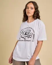 [Fox] Fox Women's Never Stock Ss T-Shirt in White Size Small S White